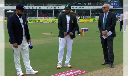 India opt to bowl in second Test against Bangladesh