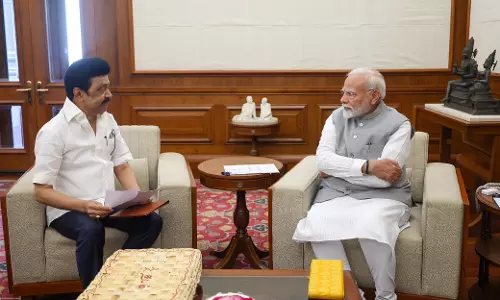 Stalin meets PM Modi; seeks funds for Chennai Metro, intervention to protect fishermen