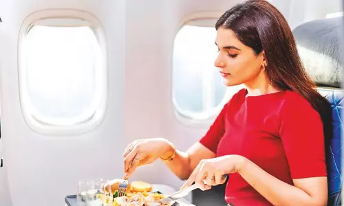 Mid-air breakfast woes