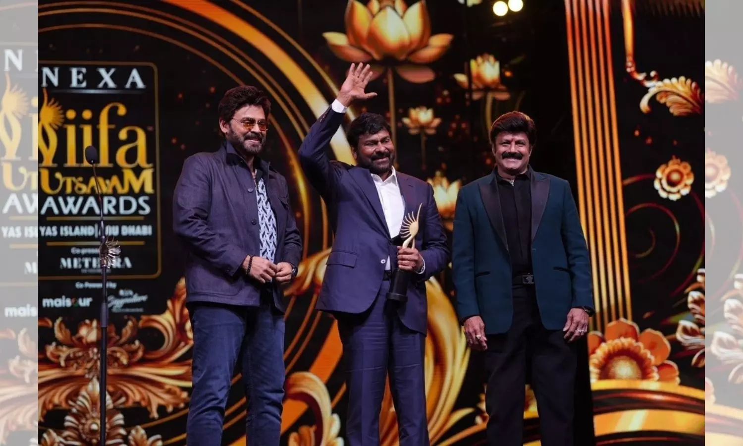 Tollywood fans celebrate Chiru, Balayya, Venky camaraderie Tollywood fans celebrate Chiru, Balayya, Venky camaraderie