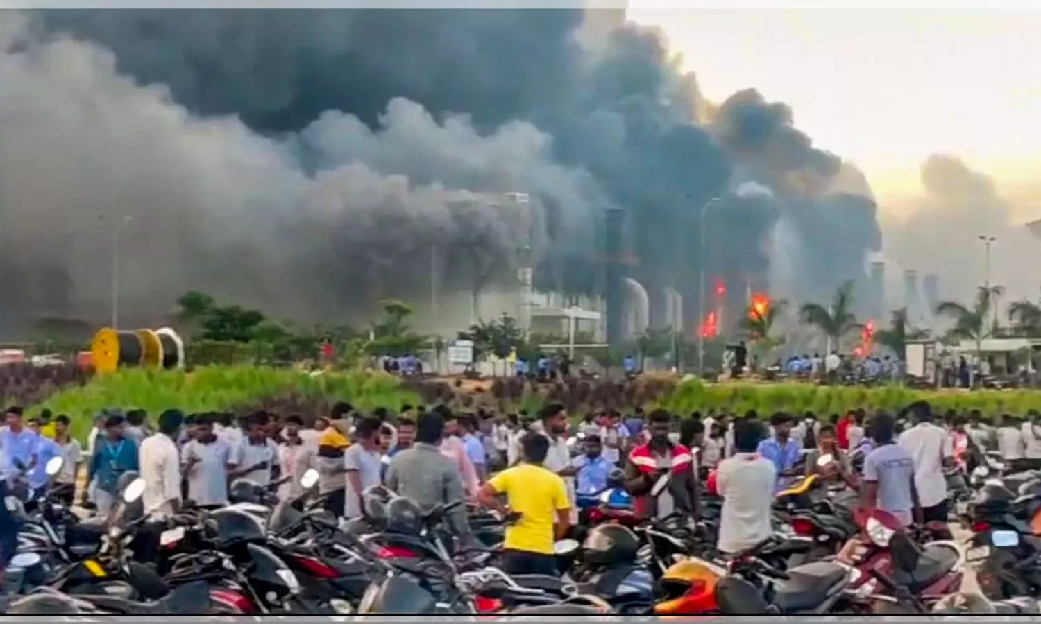 Fire breaks out at Tata Electronics factory in Tamil Nadu; none injured Fire breaks out at Tata Electronics factory in Tamil Nadu; none injured