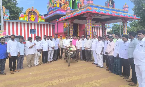 Tirupati laddu row: YSRCP workers undertake atonement rituals for Naidus sin