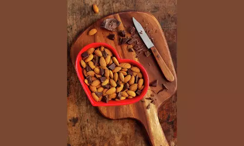 Keep Your Heart Healthy & Happy with a Handful of Almonds Keep Your Heart Healthy & Happy with a Handful of Almonds