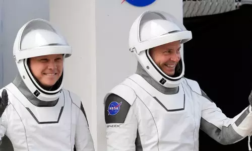 SpaceX launches rescue mission for 2 NASA astronauts who are stuck in space until next year