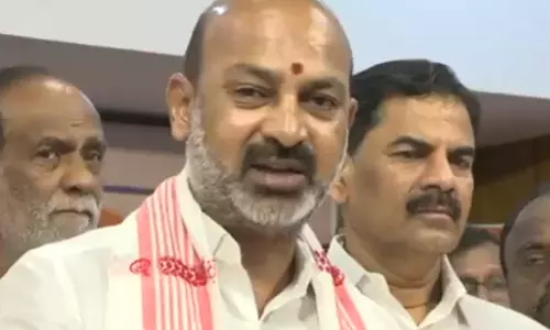 Bandi dismayed over MGNREGS celebrations in Telangana Bandi dismayed over MGNREGS celebrations in Telangana