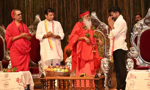 Revanth Inaugurates Datta Sabha Mantapam at Dundigal