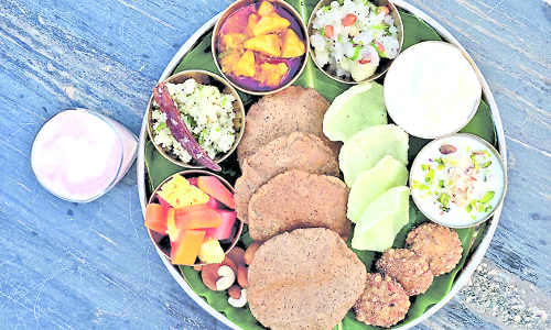 Navratri’s fasting menu, satisfaction guaranteed!