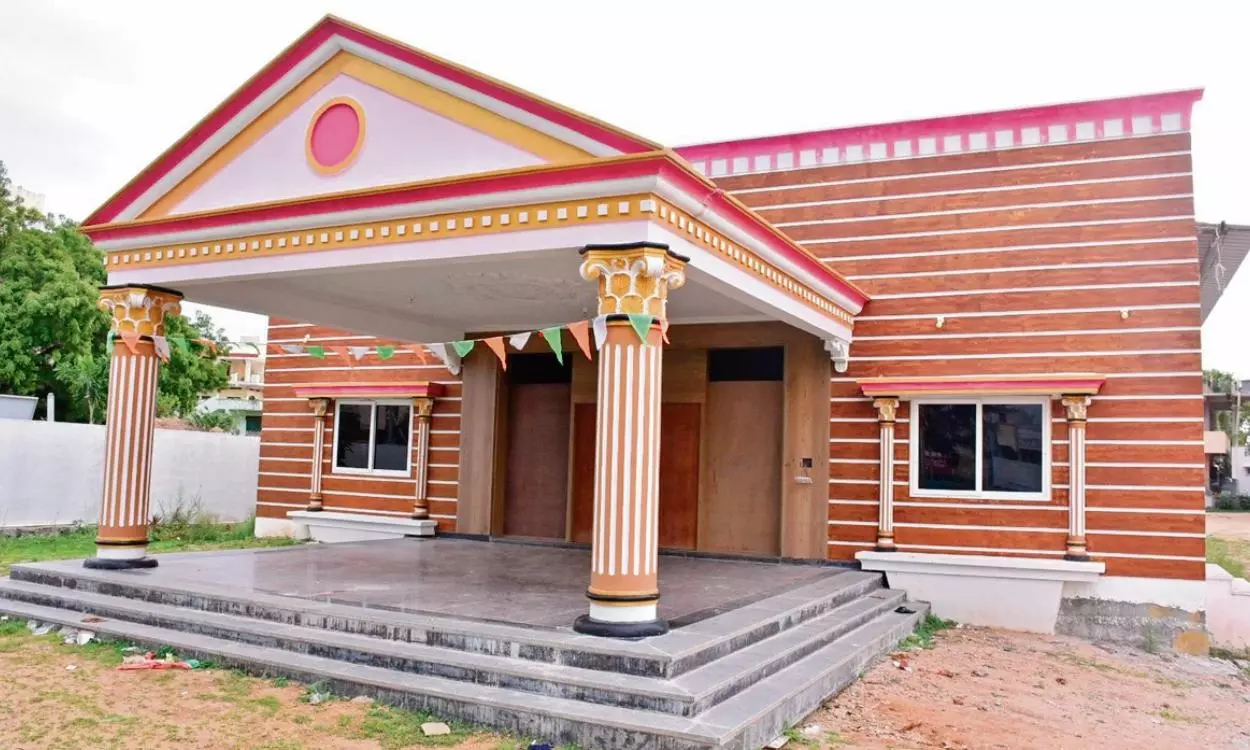 BRS Office at Nalgonda Tense As Demolition Deadline Ends BRS Office at Nalgonda Tense As Demolition Deadline Ends