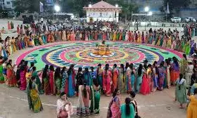 Colleges celebrate Dasara festivities
