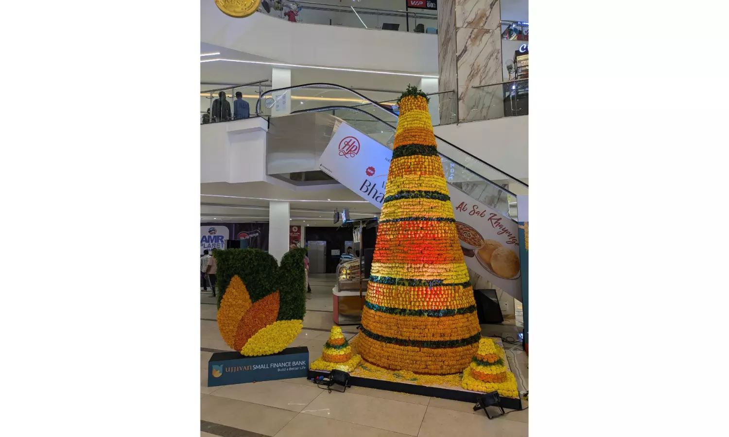Ujjivan celebrates rich cultural heritage of Telangana with colorful floral tribute to Bathukamma