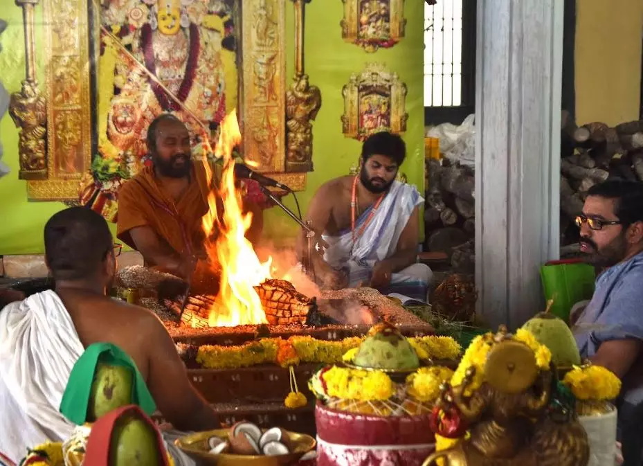 Vijayawada: Over 60,000 Devotees Visit Durga Temple on Day 3