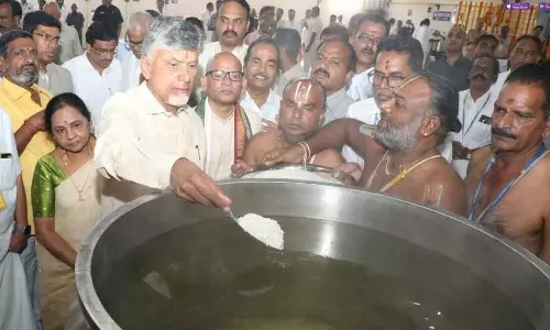 Naidu urges TTD to reduce VIP culture at Tirumala, opens new kitchen
