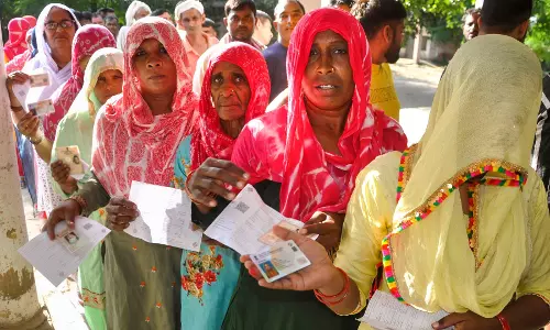Haryana polls: 50% voter turnout till 3 PM