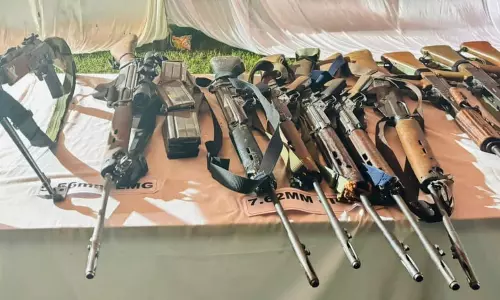 Arms, ammunition recovered in Manipur