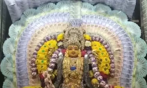 Mahbubnagar Goddess decorated with Rs. 06.66 crores worth currency notes