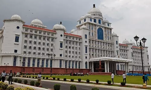 Trash Drums Near Telangana Secretariat Trigger Security Concern
