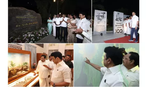 CM M K Stalin Inaugurates New Park CM M K Stalin Inaugurates New Park
