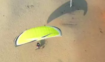 Paramotoring Trials Underway in Vizag