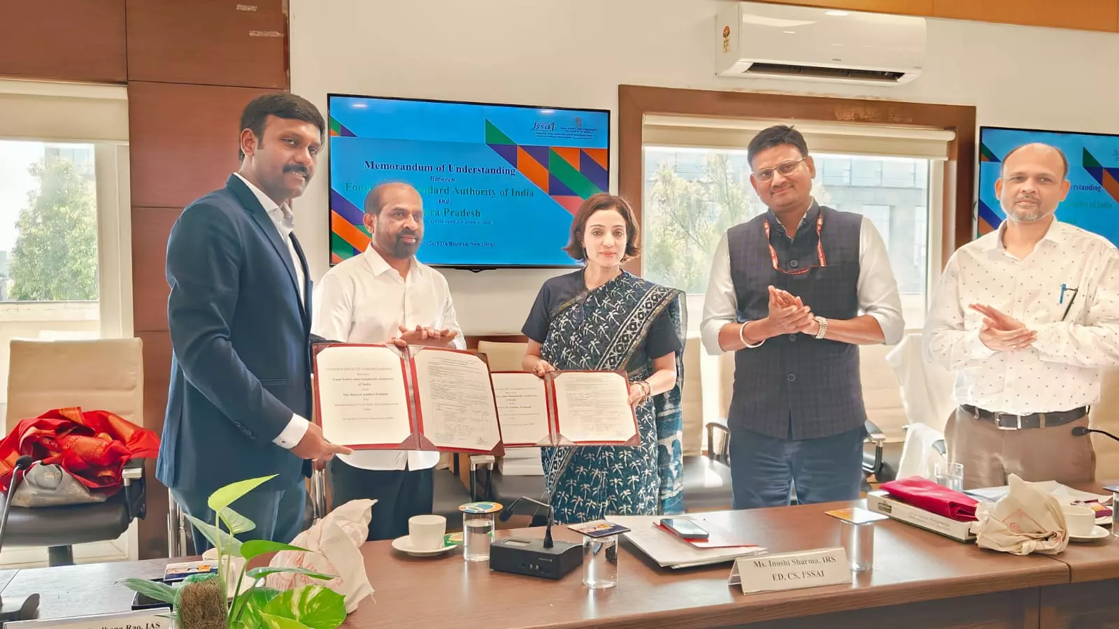 AP Signs Pact With FSSAI To Set Up 22 Food Labs AP Signs Pact With FSSAI To Set Up 22 Food Labs