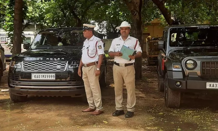 Karnataka: MLA Janardhan Reddys Luxury Car Seized for Reckless Driving Karnataka: MLA Janardhan Reddys Luxury Car Seized for Reckless Driving