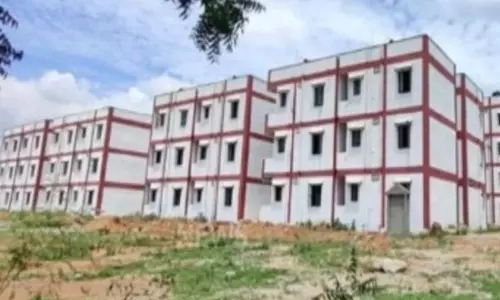 Residents Protest at Mud Fort 2BHK Over Delayed House Allocations