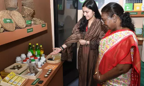 Murmu Graces 7th Foundation Day of All India Institute of Ayurveda