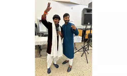 Adivasi singer Ravi Chakati enthralls NRI Telugus at Bathukamma fest in US