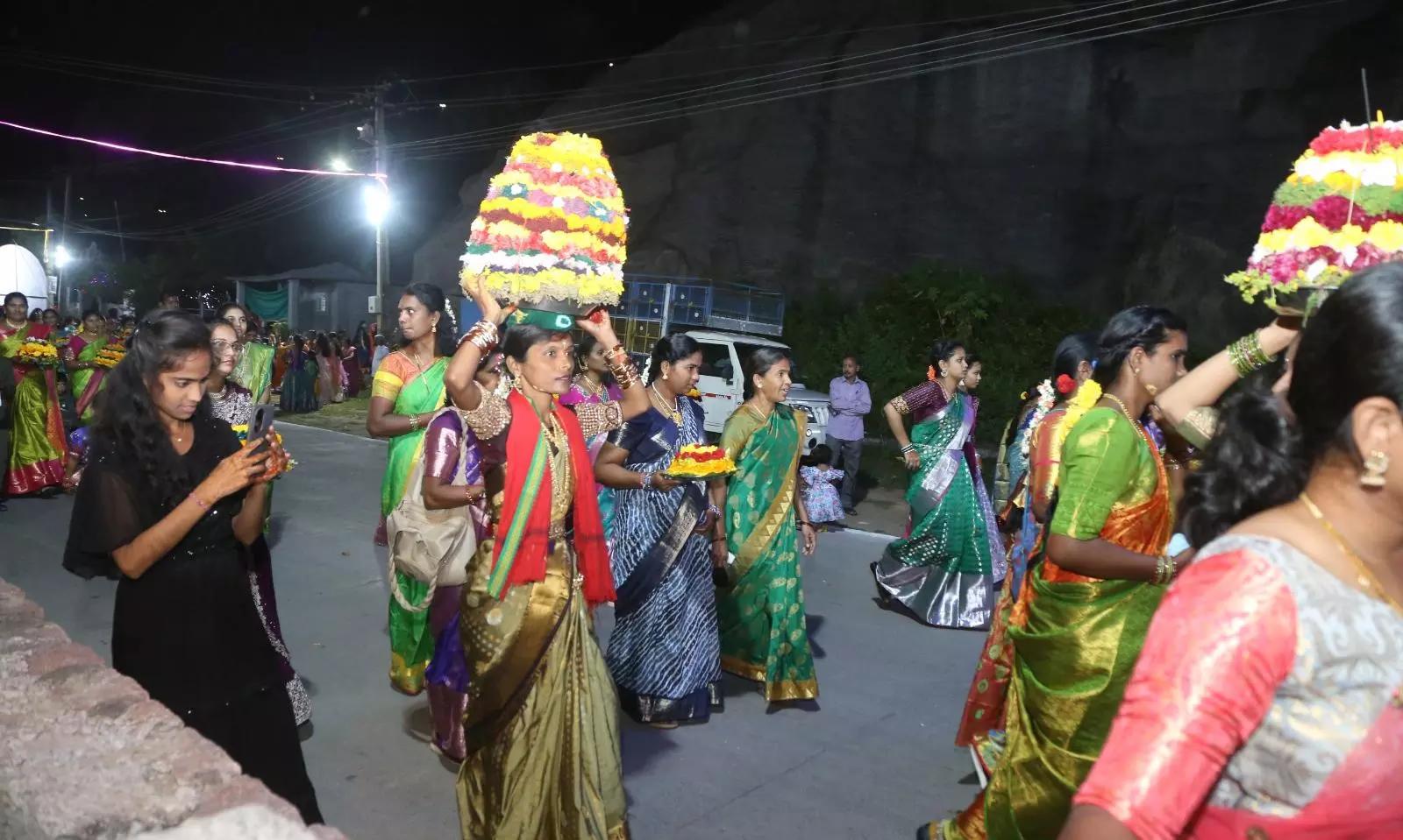 Saddula Bathukamma celebrated with colour and joy Saddula Bathukamma celebrated with colour and joy