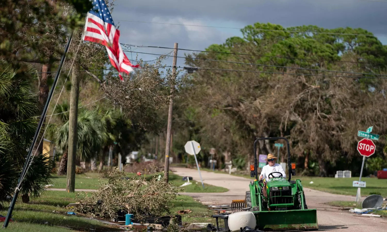 Residents clean up after Hurricane Milton tore through Florida