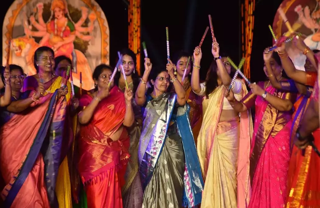 Nari Shakti Vijayotsavam Begins on a Grand Note on the Banks of the Krishna River Nari Shakti Vijayotsavam Begins on a Grand Note on the Banks of the Krishna River