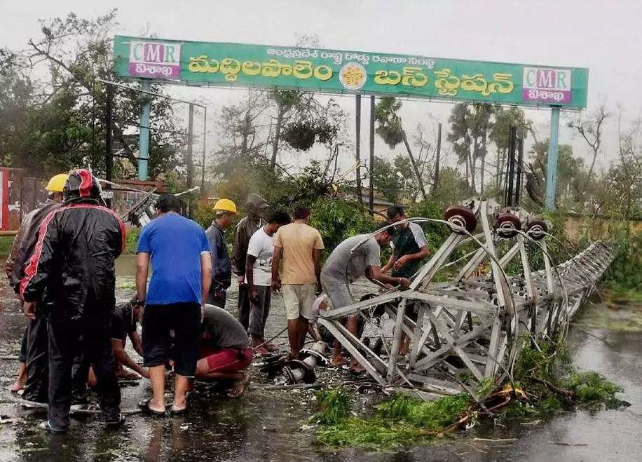 Decade past Hud-Hud cyclone