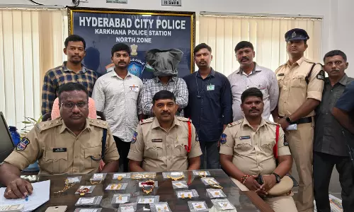 Man involved in series of burglaries held in Hyderabad