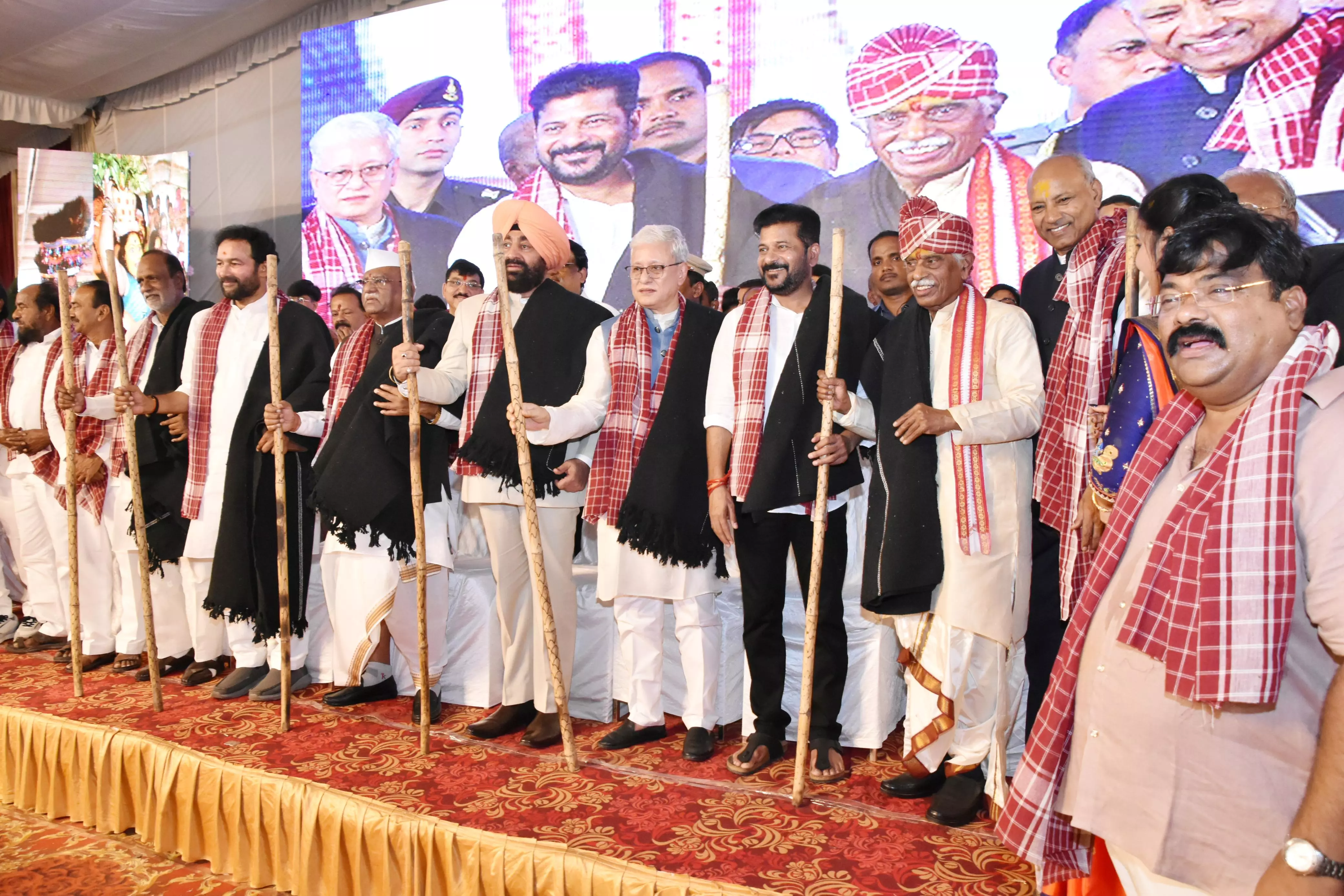 TG CM participates in Alai Balai in Hyderabad