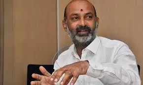 Bandi Sanjay Slams Congress for Delaying Local Polls Bandi Sanjay Slams Congress for Delaying Local Polls