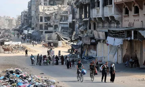 Middle East latest: Palestinian officials say 22 killed in Israeli airstrikes