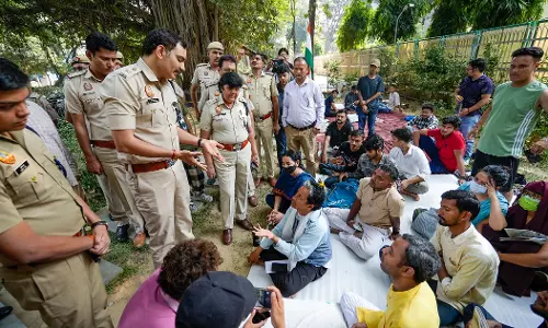 Wangchuk, 20 others detained for protesting outside Delhis Ladakh Bhawan