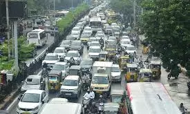 Massive Traffic Snarls Hit Hyderabad Entry Points Post-Dasara