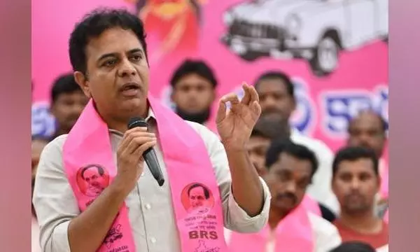 KTR hits out at BJP, Congress over silence on recent ED raids in Telangana KTR hits out at BJP, Congress over silence on recent ED raids in Telangana