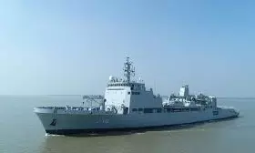 Multi-purpose Naval Vessel Samarthak launched