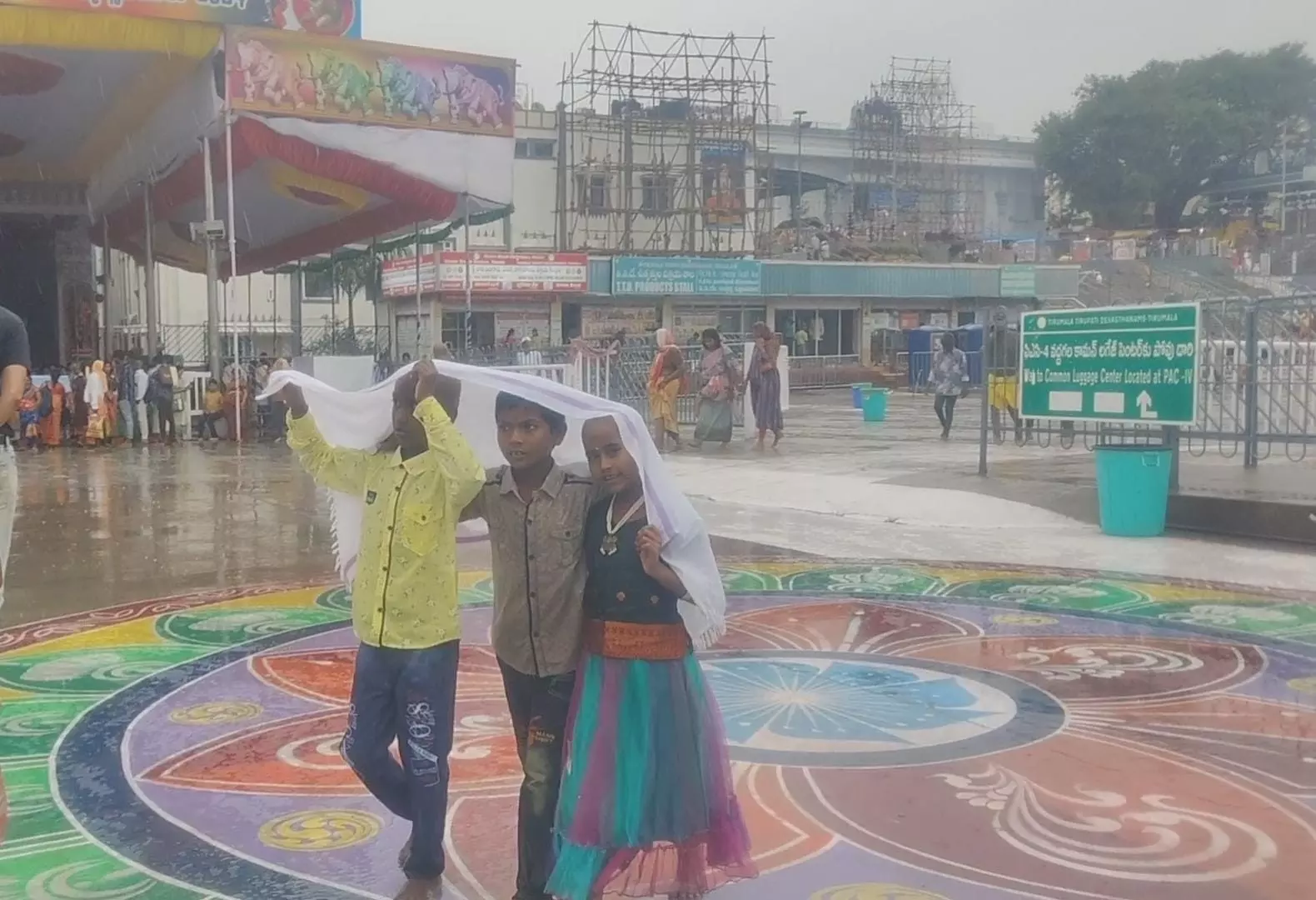 Rains disrupt normal life in Nellore and Tirupati districts