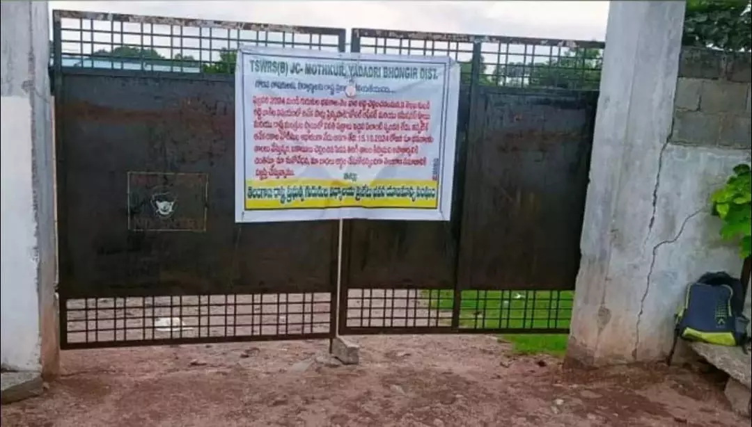 Landlords Lock Telanganas Gurukul School Buildings Over Rent Issues