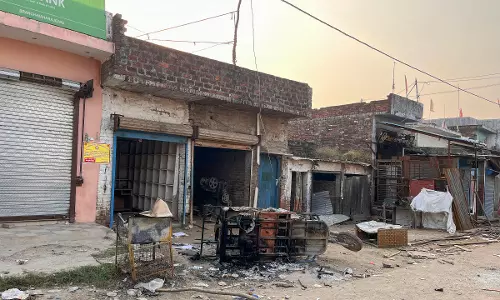 Bahraich tense day after man dies during idol immersion; Internet suspended amid arson, protest