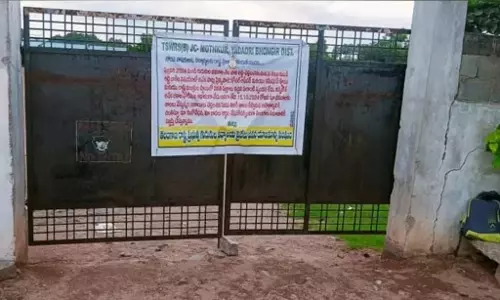 Landlords Lock Telanganas Gurukul School Buildings Over Rent Issues