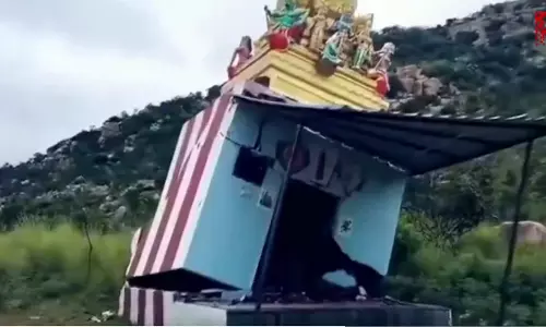 Abhaya Anjaneya Swamy temple vandalized in Chittoor district