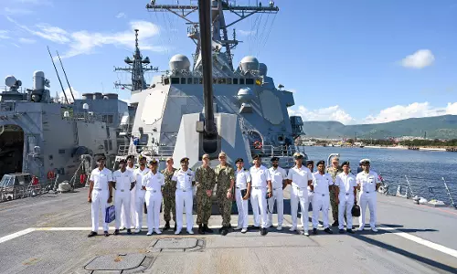 Kakinada-Based San Marine Aids US Navy During Malabar 2024 Naval Drills