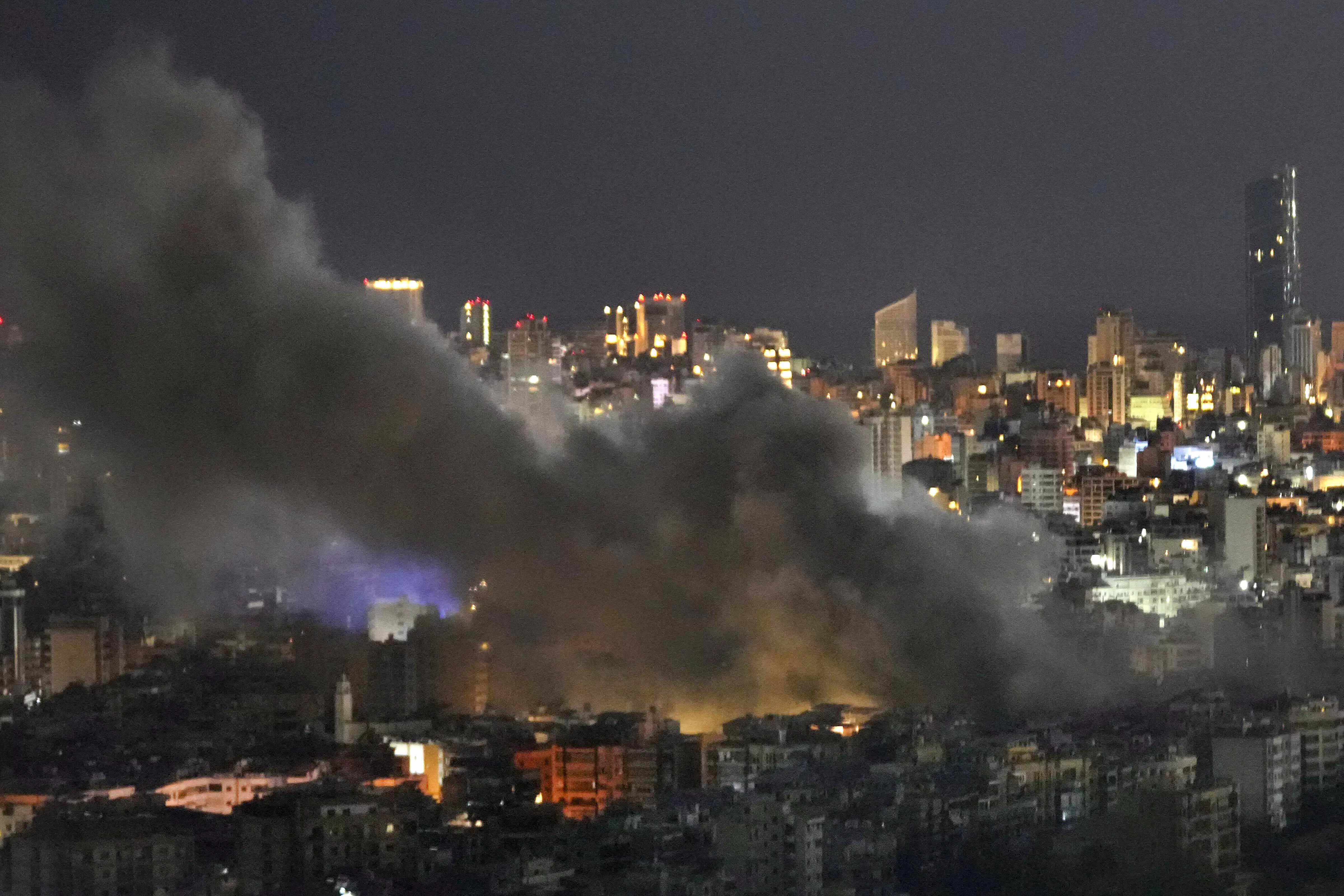 Israel army says hit Hezbollah command centre in Beirut Israel army says hit Hezbollah command centre in Beirut