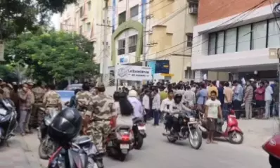 TGPSC Group 1 exam aspirants protest at Ashoknagar