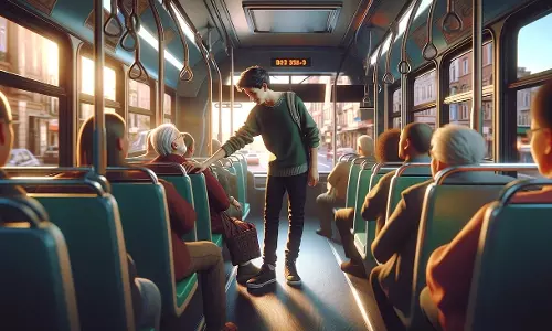 Passengers of Naveen travels dumped on road after bus developed snags Passengers of Naveen travels dumped on road after bus developed snags