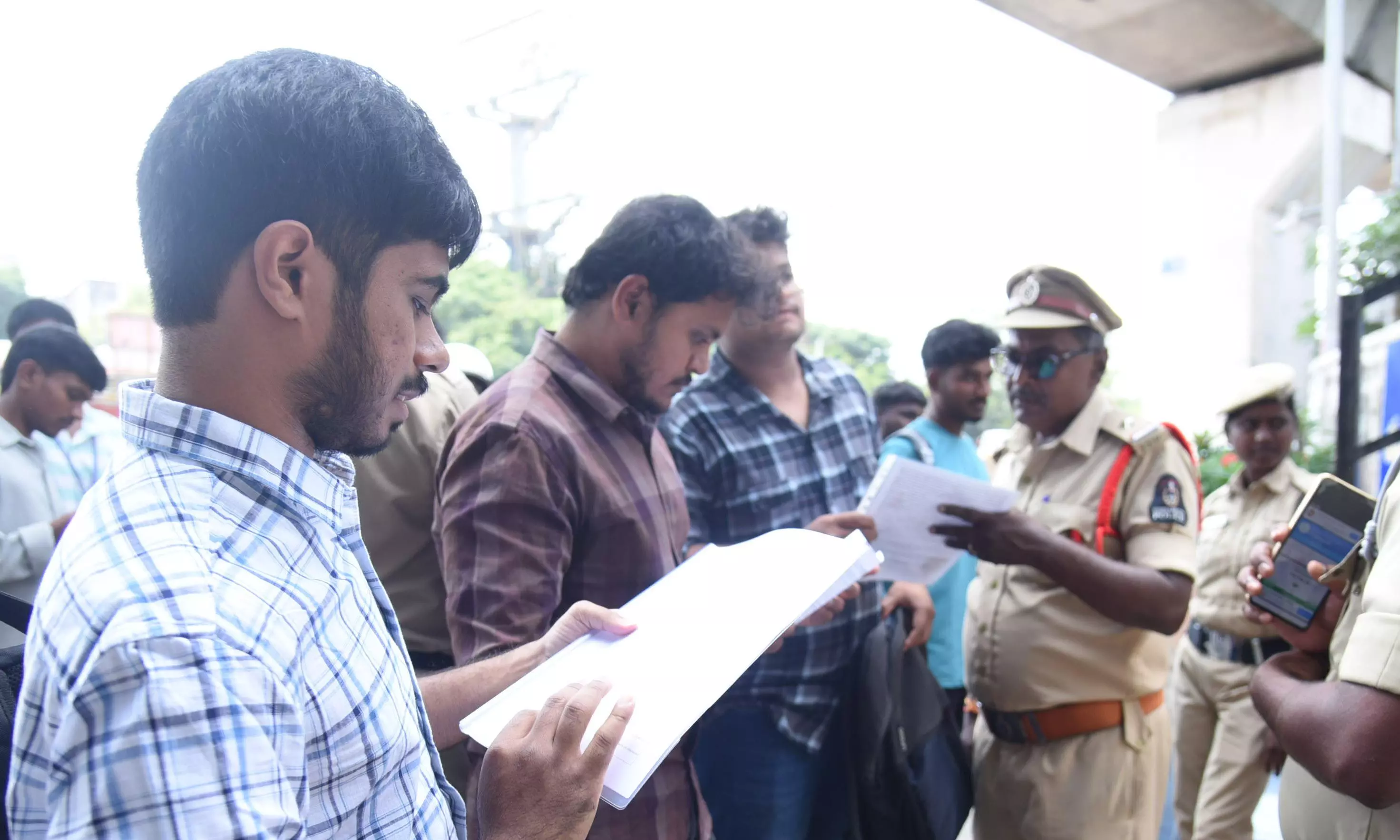 TSPSC Group 1 Mains Exam Begins After 13-Year Wait TSPSC Group 1 Mains Exam Begins After 13-Year Wait