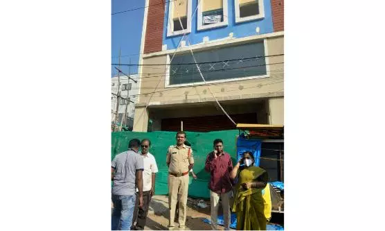 Six Illegal Under Construction Buildings in LB Nagar Zone Sealed Six Illegal Under Construction Buildings in LB Nagar Zone Sealed